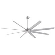 Westinghouse Widespan 100" 8-Blade Nickel Indoor Ceiling Fan, DC Motor, Remote 7224900